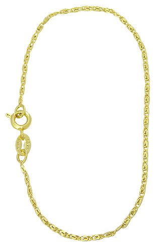Pulseira folheada a ouro c/ malha mimosa fina